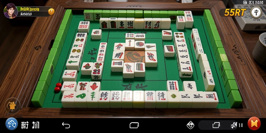 Screenshot utama 55RT menampilkan gameplay Mahjong yang seru dan menarik.