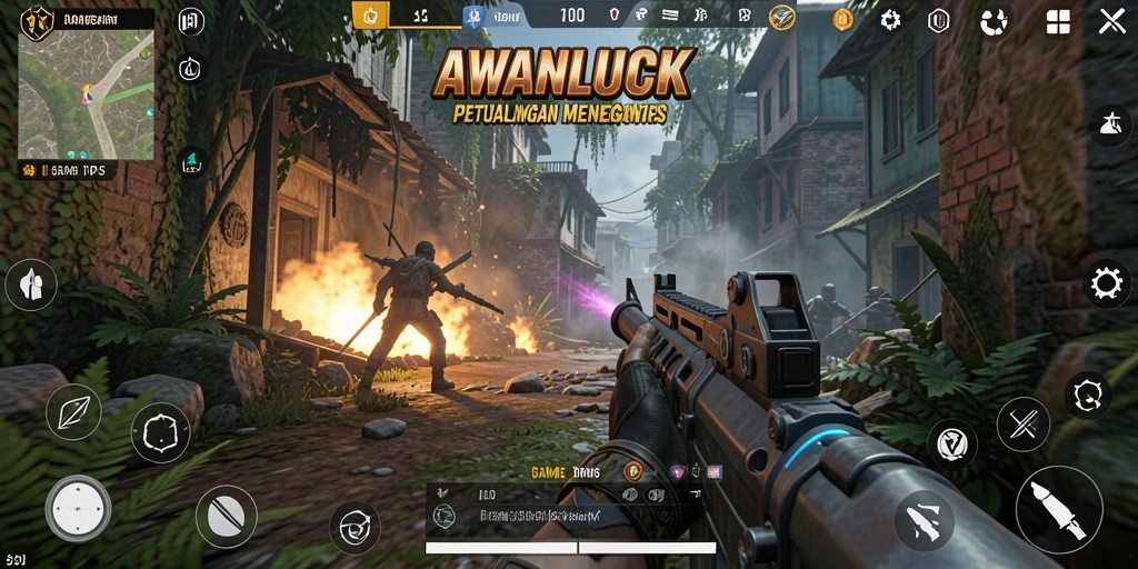 Gameplay intens di AWANLUCK dengan aksi seru.