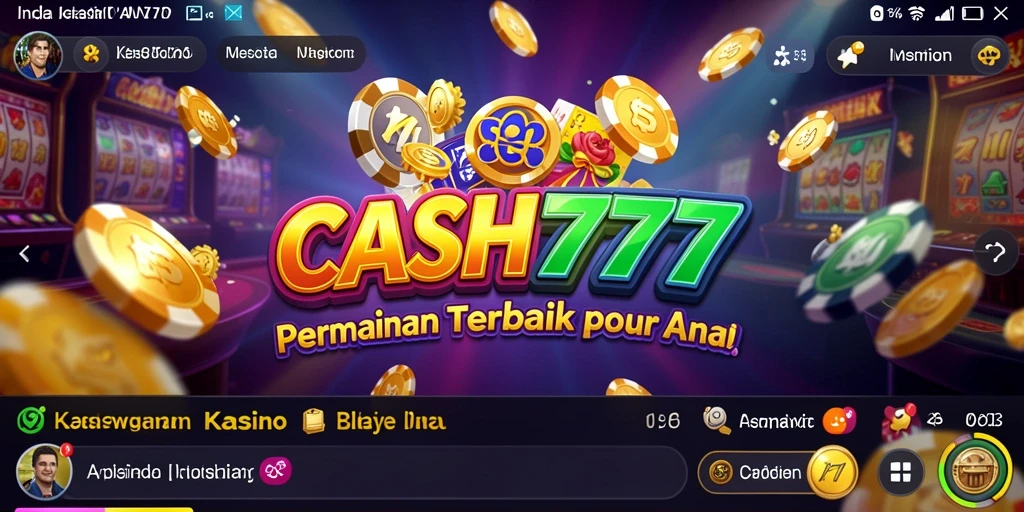 Tampilan gameplay Kasino yang menarik dan mengasyikkan di CASH777.