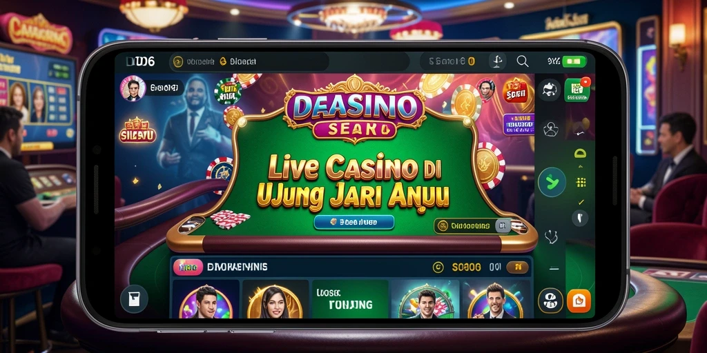 Screenshot dari gameplay Live Casino D06 yang seru dan interaktif.