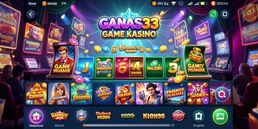 Tampilan gameplay GANAS33 yang seru dan menghibur di dunia Kasino.