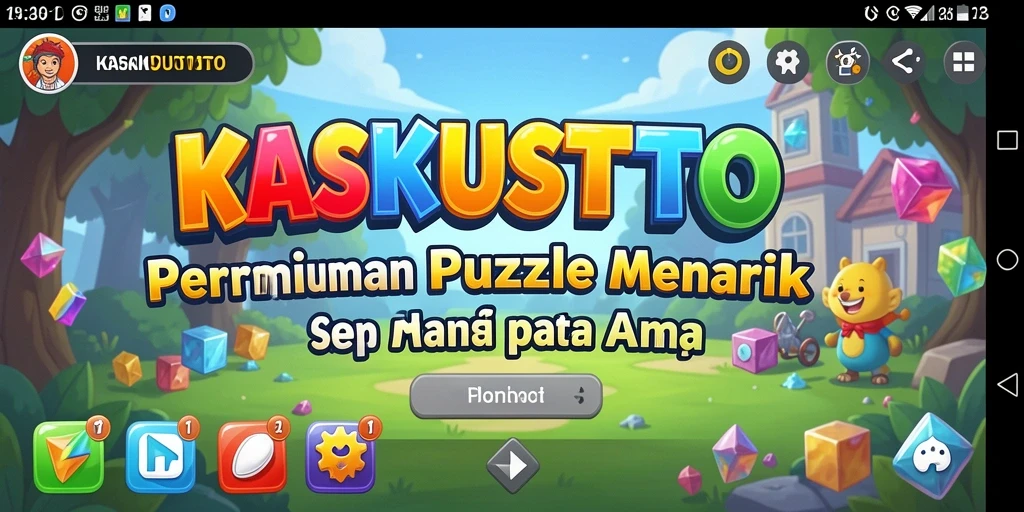 Tampilan gameplay seru KASKUSTOTO dengan berbagai puzzle menarik.