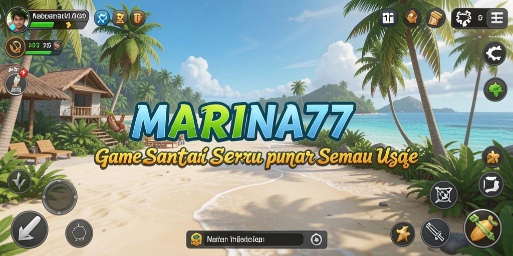 Screenshot gameplay MARINA77 dengan karakter dan level yang menarik.