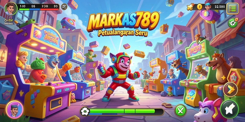 Tampilan gameplay seru dan mendebarkan dari MARKAS789.
