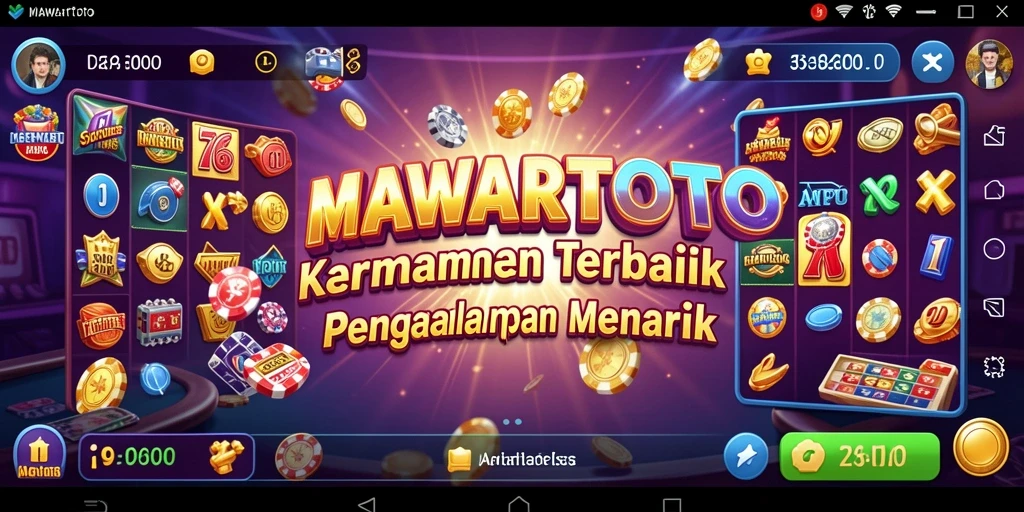 Tampilan gameplay menarik dari MAWARTOTO dalam kasino.