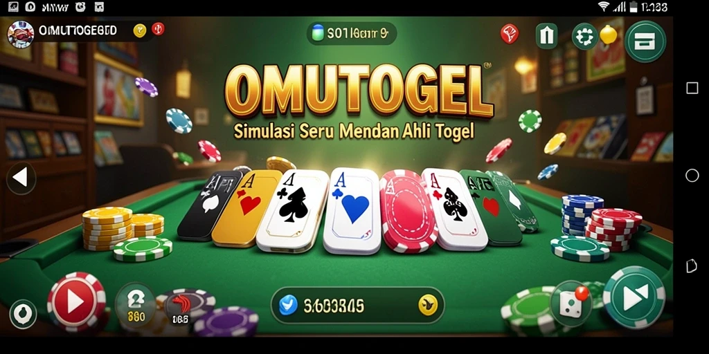 Tampilan gameplay OMUTOGEL yang menarik dan interaktif.