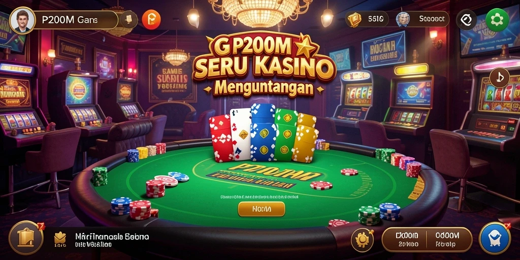 Screenshot gameplay <strong>P200M</strong> menampilkan keseruan permainan Kasino yang menghibur.