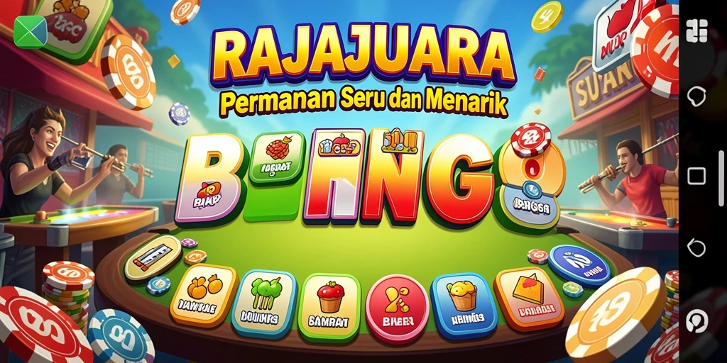 Tampilan menarik dari gameplay Bingo RAJAJUARA.