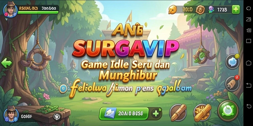 Tampilan gameplay SURGAVIP yang menarik dan dinamis.