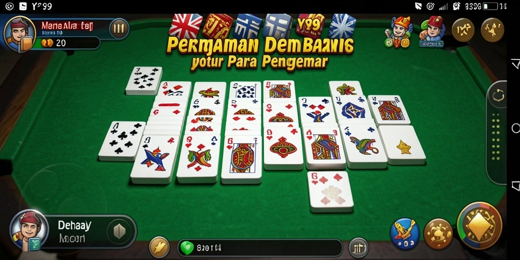 Tampilan gameplay menyenangkan dan penuh warna dalam Y89.